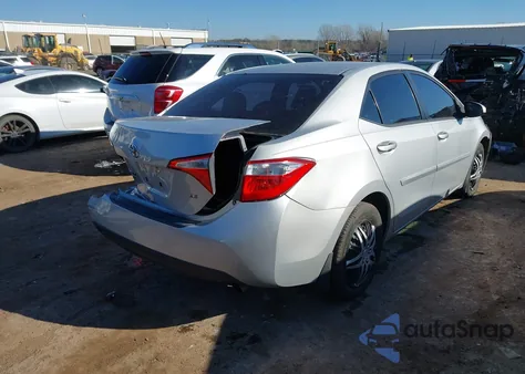 2014 Toyota Corolla Le z USA, uszkodzony, nr VIN 2T1BURHE2EC062370